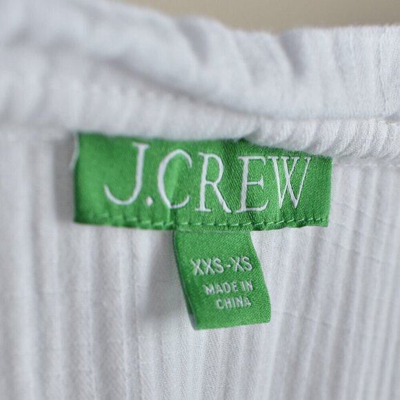 J. Crew Tiered Rope Tie Sundress XXS/XS BR010 - Picture 8 of 8